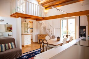 Apartment, 1 Bedroom | Living area | Flat-screen TV