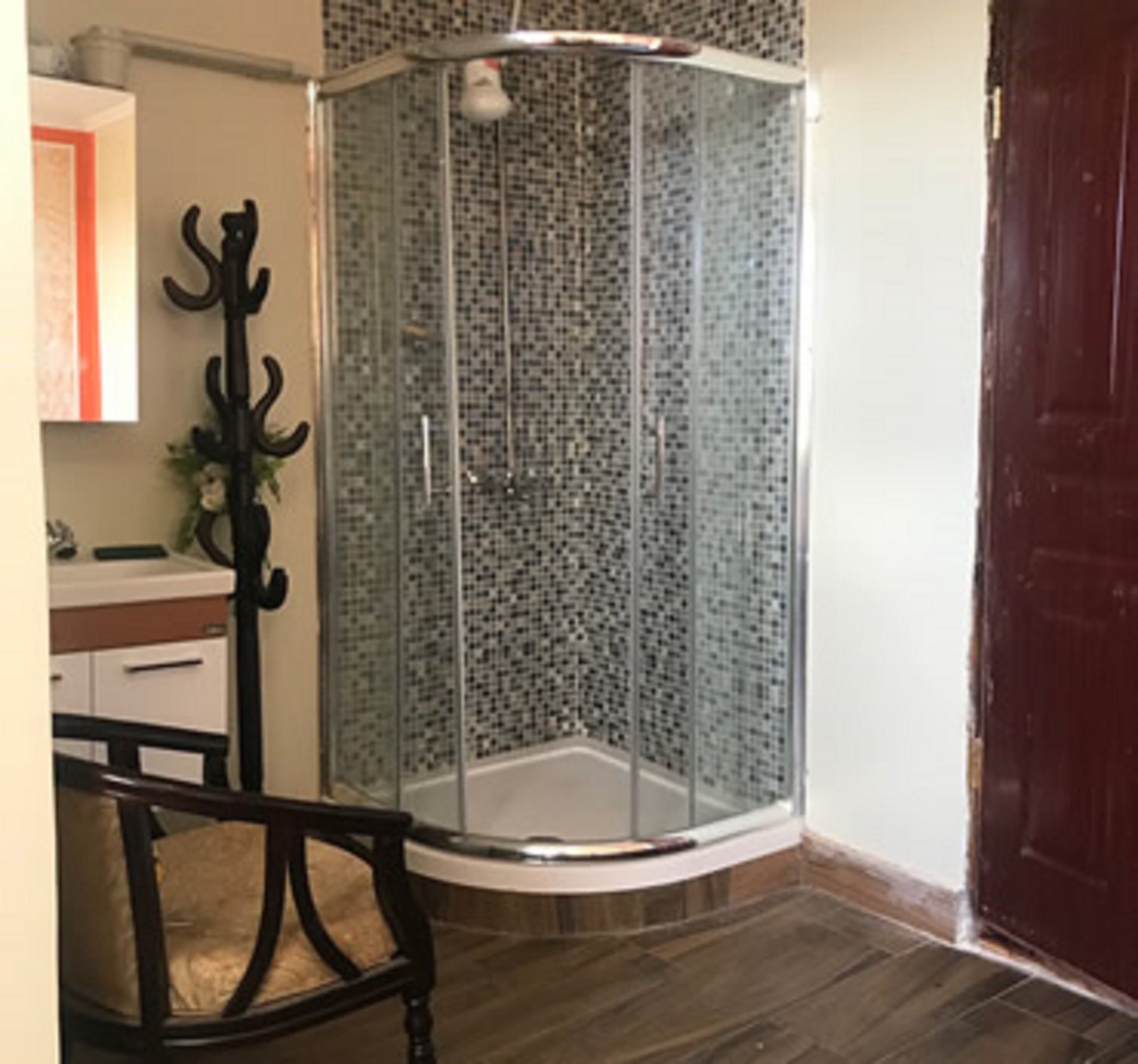 Tent | Badkamer met douche