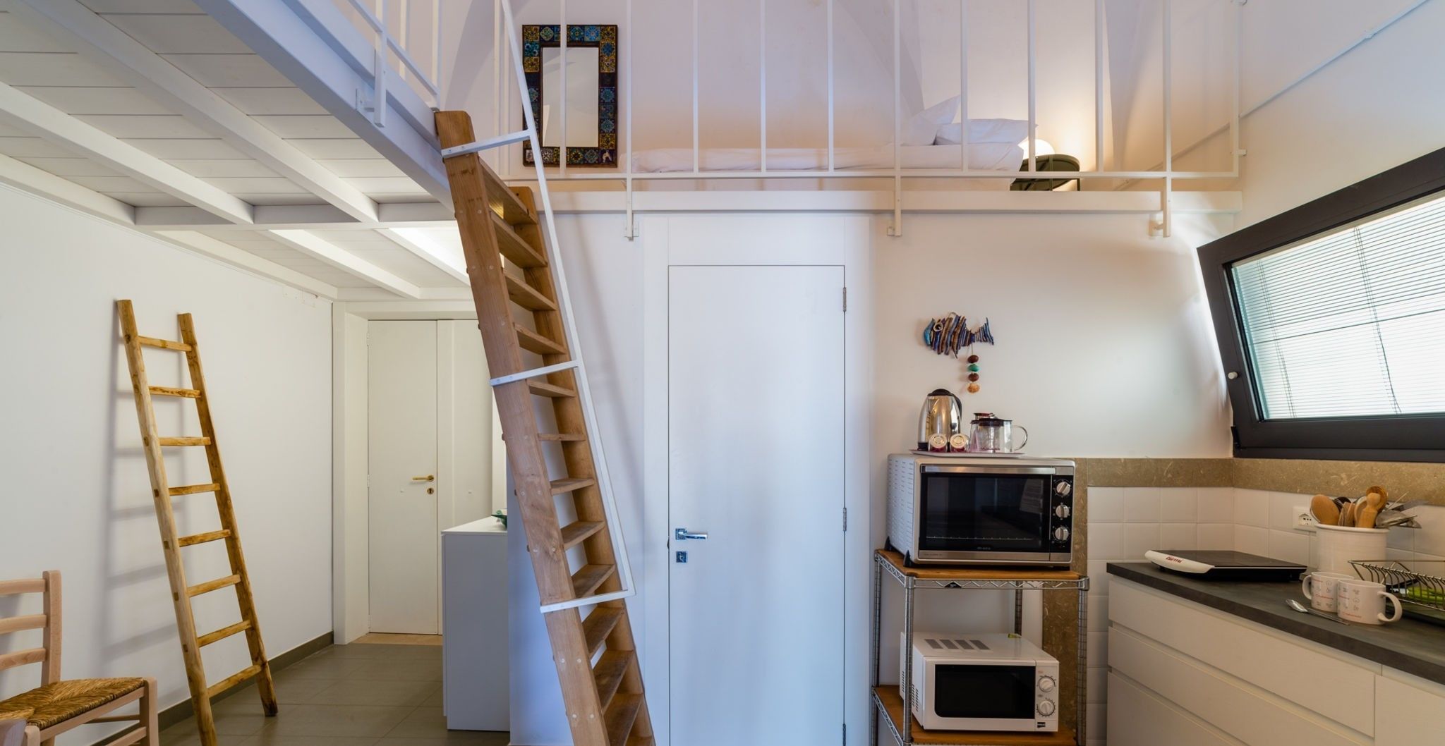 アパートメント 1 ベッドルーム | 専用簡易キッチン | 大型冷蔵庫、電子レンジ、オーブン、コンロ