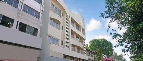 Façade de l’hébergement