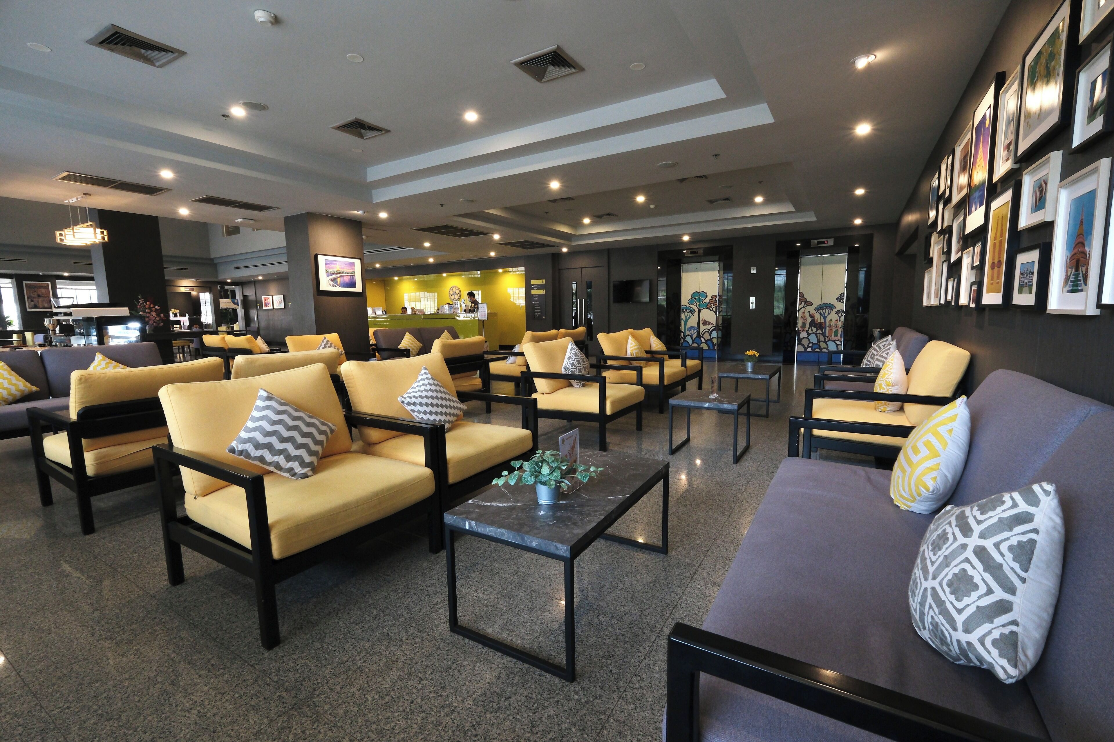 Sala de estar en el lobby