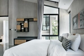 Villa – design | 3 soverom, safe på rommet, individuelt dekorert og individuelt innredet