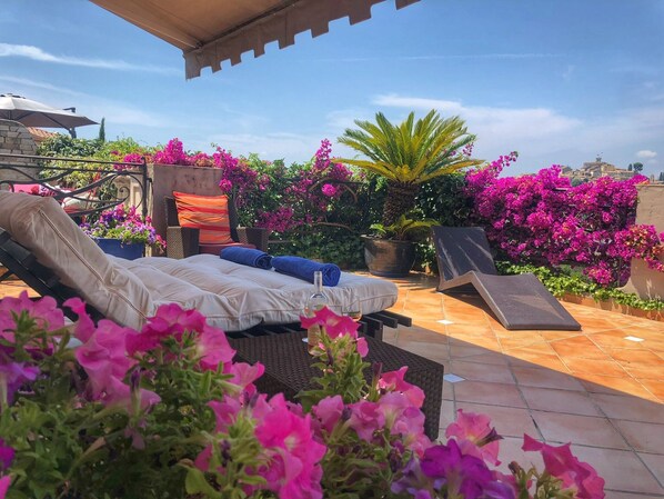 Terrace/patio - Les Grimaldines - Maison d'Hotes C 2 Bis (Cagnes-sur-Mer)