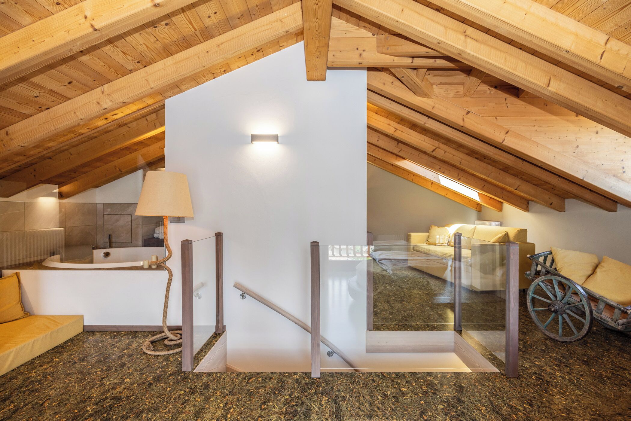 Luxury-Studiosuite, Badewanne (Horse Room)