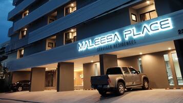 Front of property – evening/night