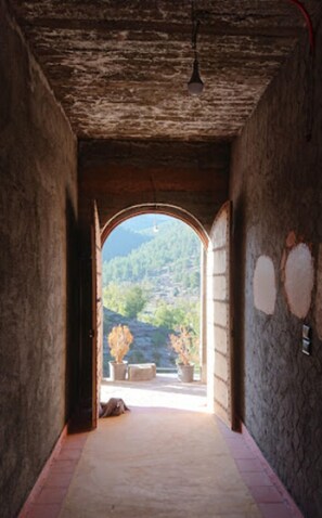 Interior entrance