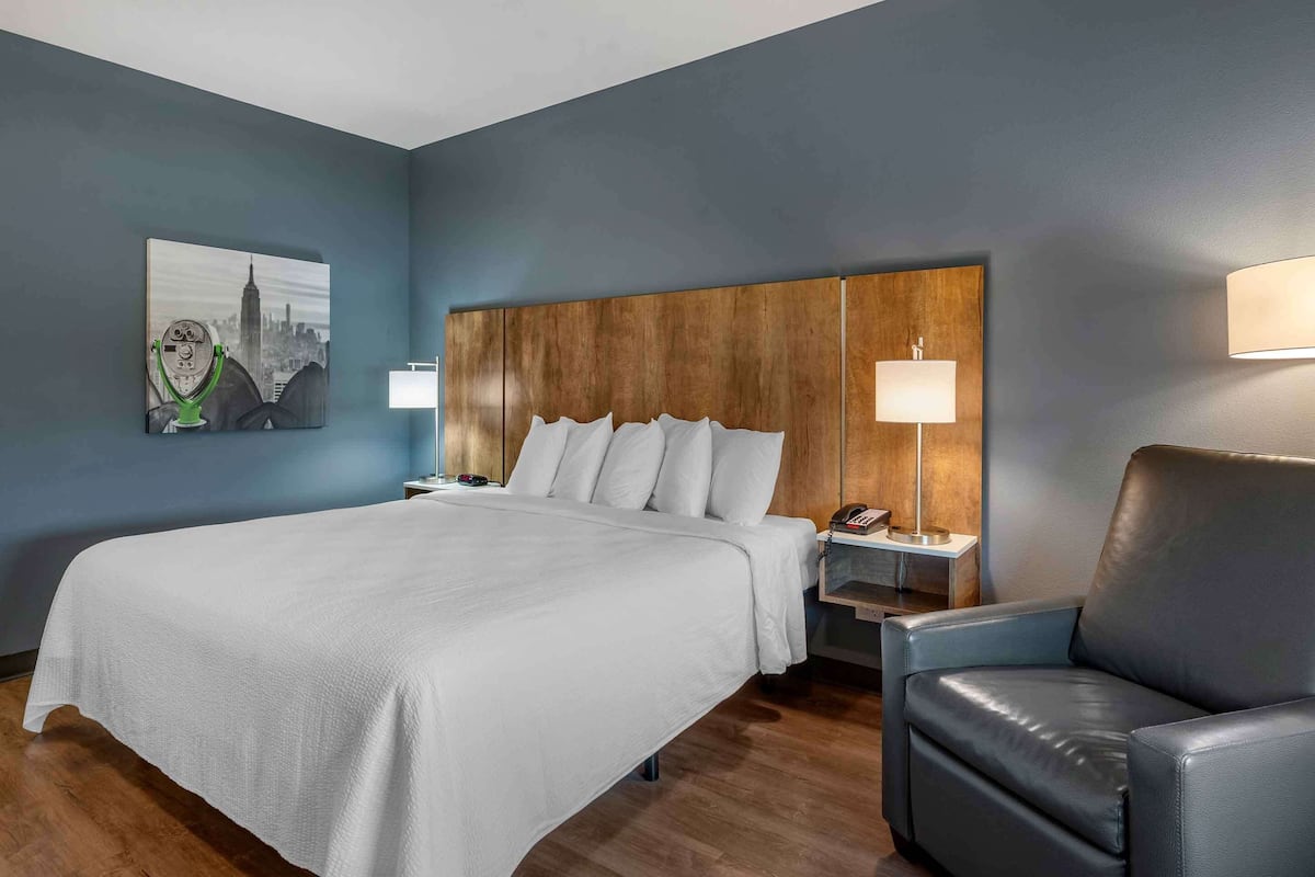 Standard Studio, 1 King Bed, Non Smoking, Refrigerator (Microwave) | Premium bedding, desk, laptop workspace, iron/ironing board
