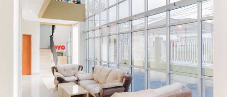 Sala de estar en el lobby