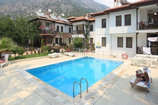 Majoituspaikan julkisivu