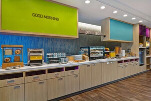 Free daily self-serve breakfast