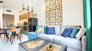 Appartement (8, ul. Morska 4) | Coin séjour | Télévision à écran plat