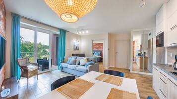 Huoneisto (16, ul. Morska 10) | 1 makuuhuone, vuodevaatteet