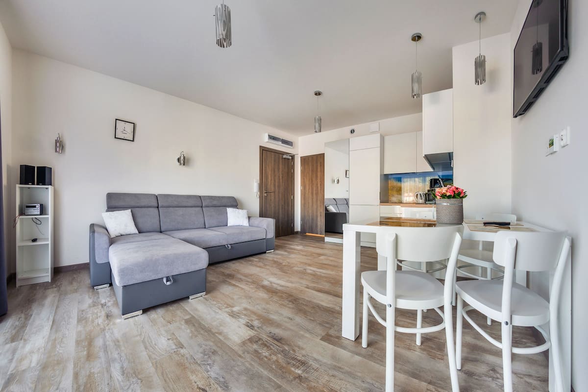 Apartment (K 9) | 1 bedroom, bed sheets