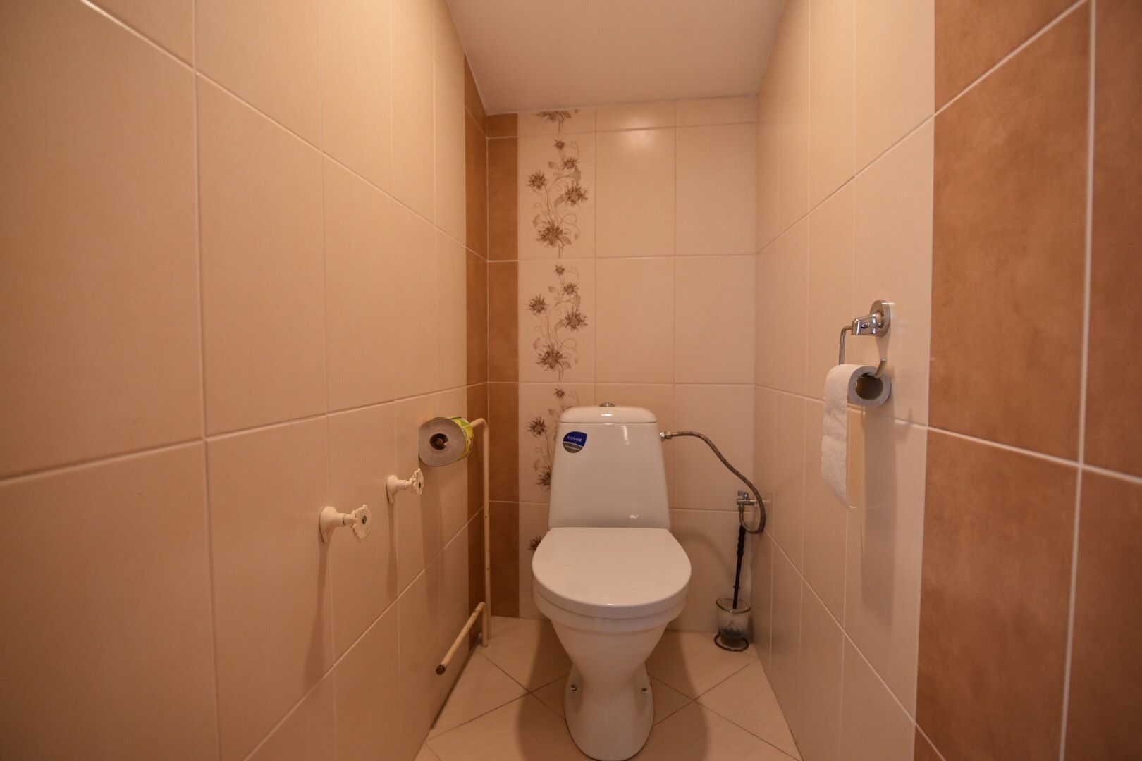 shower, towels, soap, toilet paper