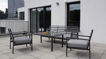 Superior Apartment, City View | Terrace/patio