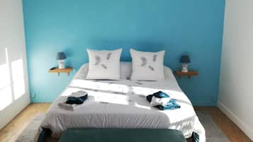 Premium bedding, individually decorated, individually furnished