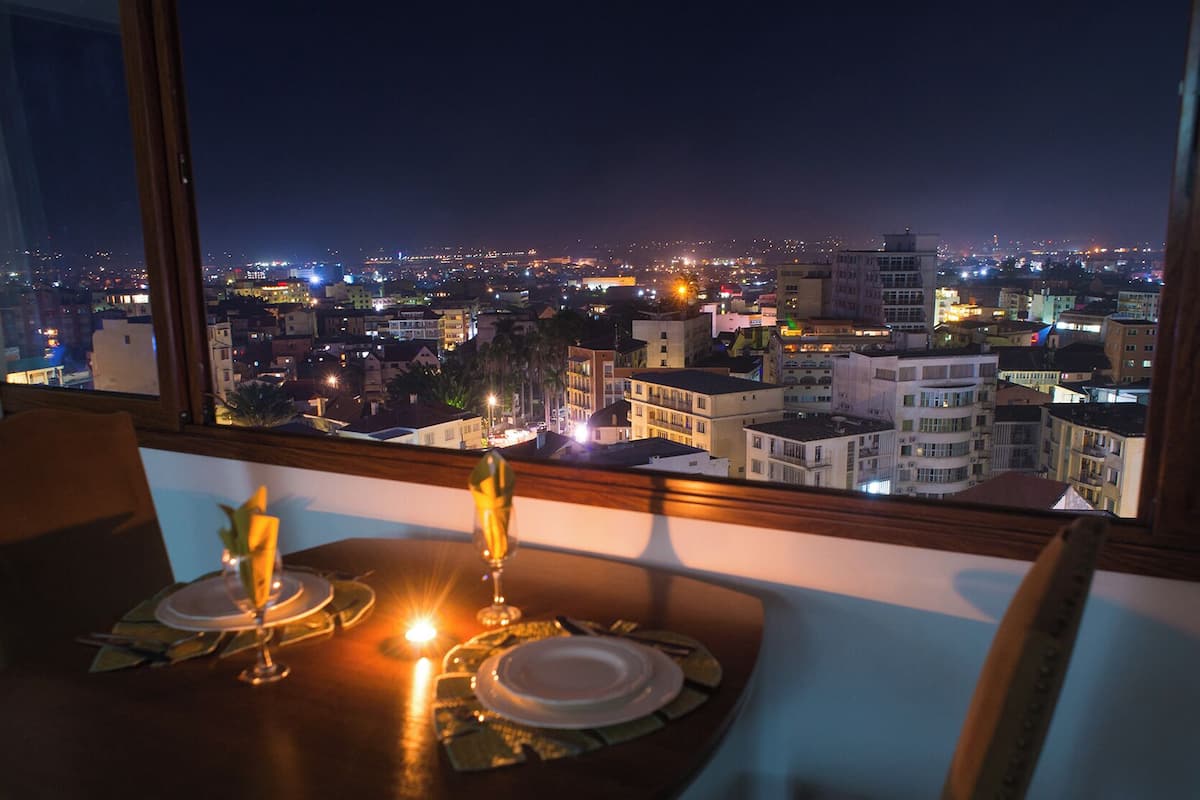 Appartement, 1 slaapkamer, uitzicht op stad (T2 308) | 2 slaapkamers, lakens van Egyptisch katoen, luxe beddengoed