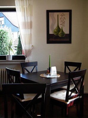 Daily buffet breakfast (EUR 8 per person)