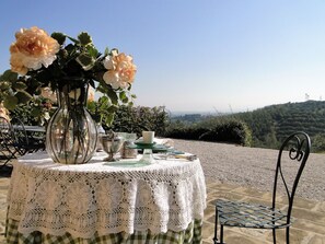 Balcony - Villa Close to Florence, Hot Tub & Breathtaking View (Carmignano)