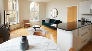 2 Bedroom Apartment | Living area | Flat-screen TV - Artsbank Apartment (Saltburn-by-the-Sea)
