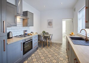 Two-Bedroom Apartment | Private kitchen | Fridge, microwave, stovetop, dishwasher - The Ruby Retreat Apartment (Saltburn-by-the-Sea)