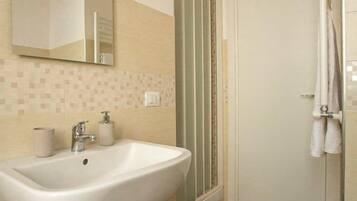 Double or Twin Room, 1 Bedroom, Private Bathroom (Neapolis) | Bathroom | Shower, free toiletries, hair dryer, bathrobes