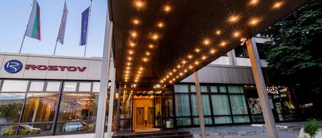 Voorkant van accommodatie