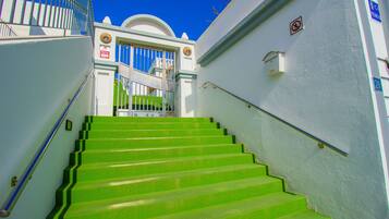 Façana frontal de l'allotjament