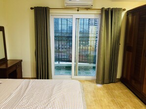 2 slaapkamers, een strijkplank/strijkijzer, wifi