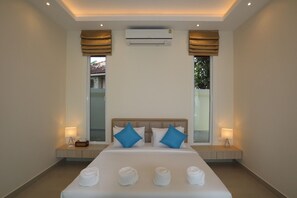 3 slaapkamers, een kluis op de kamer, een strijkplank/strijkijzer