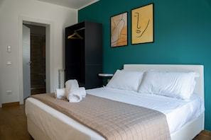 Superior tweepersoonskamer | Lakens van Egyptisch katoen, luxe beddengoed, donzen dekbedden