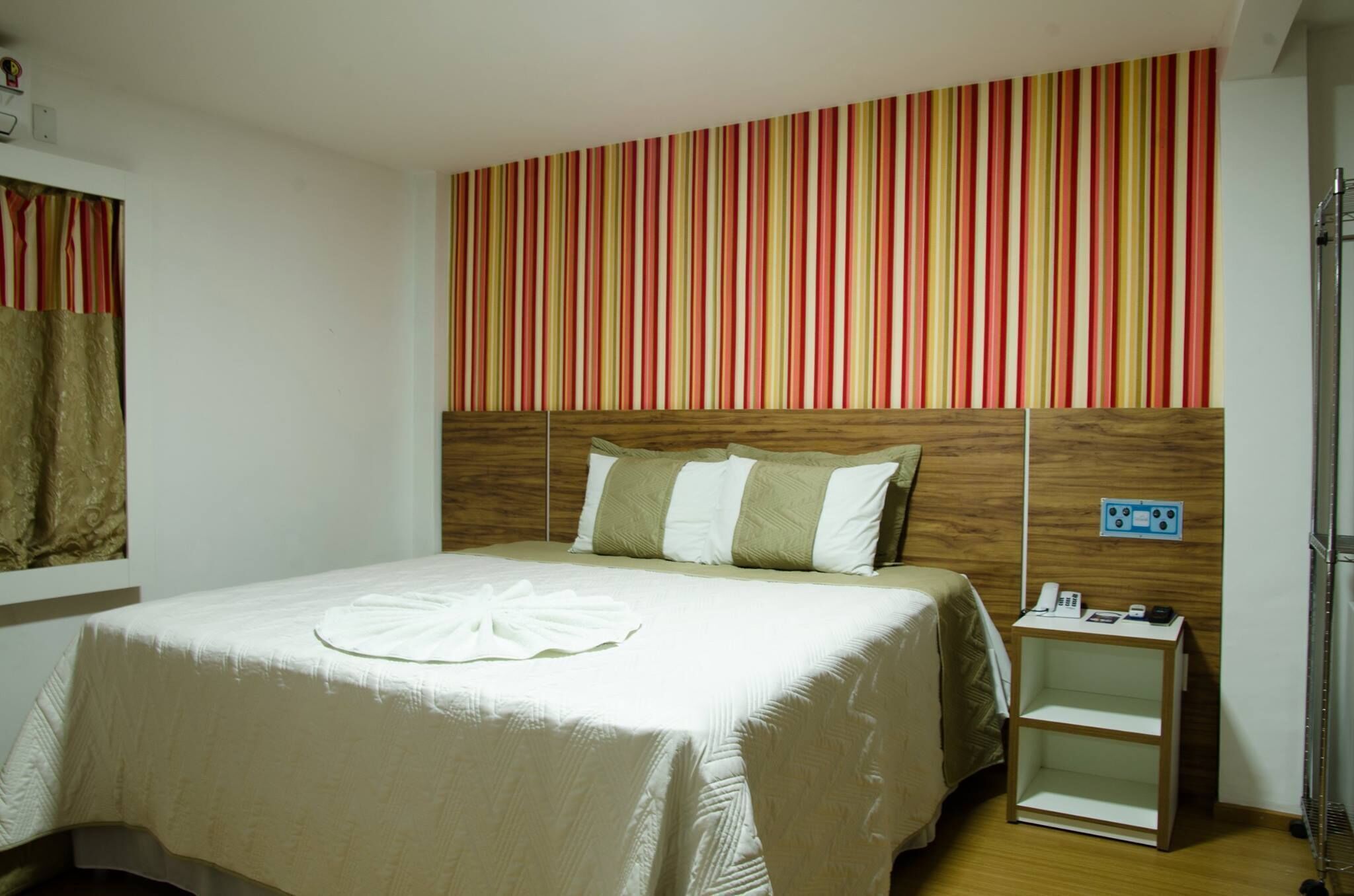 Minibar, desk, blackout drapes, free WiFi