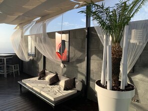 Terrace/patio - Beautiful penthouse of 200 m with outdoor jacuzzi (Santa Cruz de Tenerife)