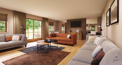 Chalet mit Hallenbad, Wellness und Kinderspielplatz im Feriendorf