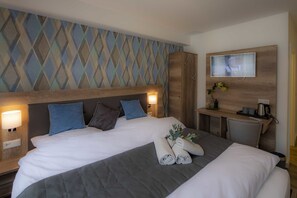 Dobbeltrom – deluxe, privat bad | 1 soverom