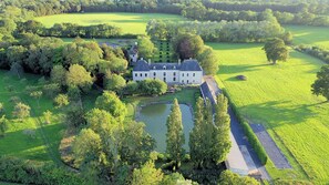Aerial view - Château du Bû (Aurseulles)