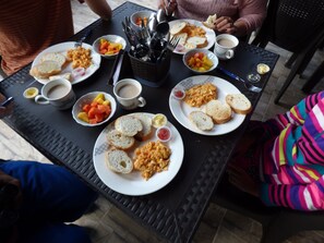 Desayuno inglés incluido todos los días