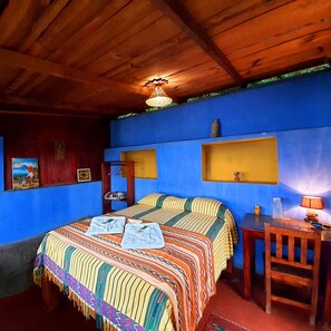 Cabaña Deluxe, 1 cama de matrimonio, vistas al lago | Ropa de cama
