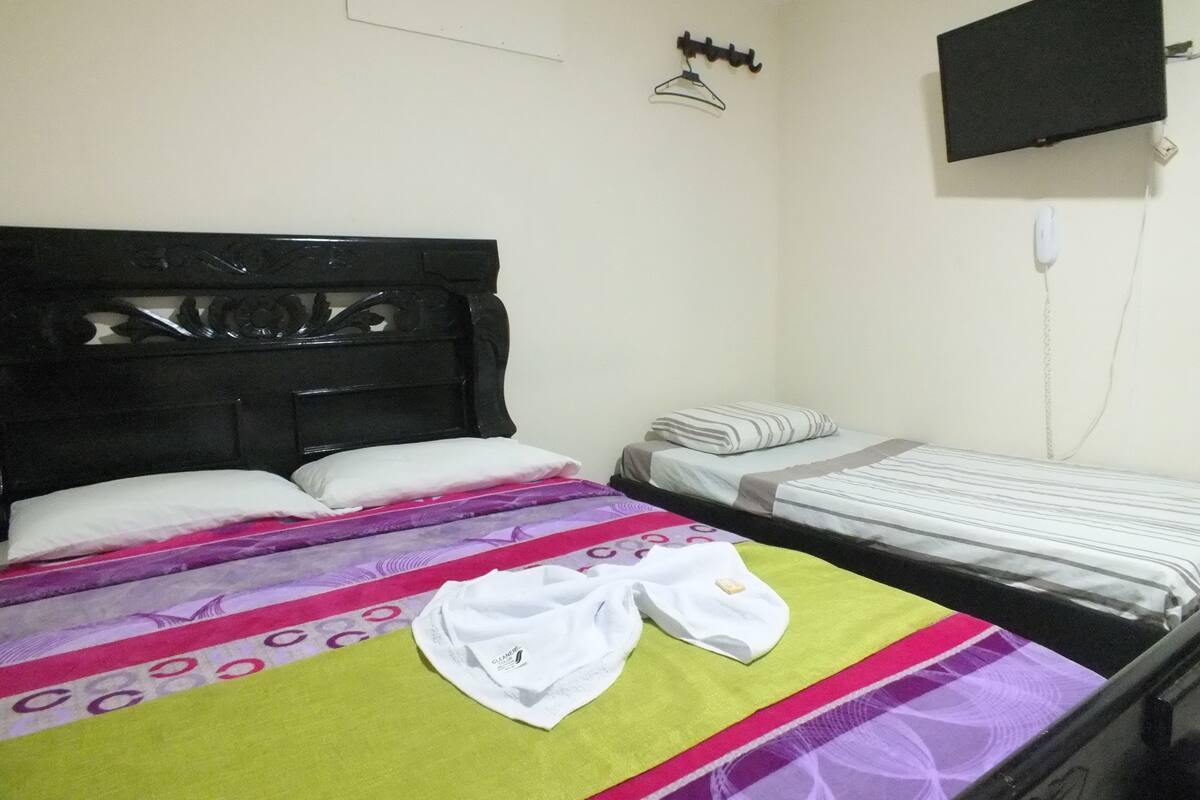 Down duvets, minibar, iron/ironing board, free WiFi
