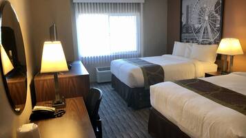 Premium bedding, pillow-top beds, individually furnished, desk