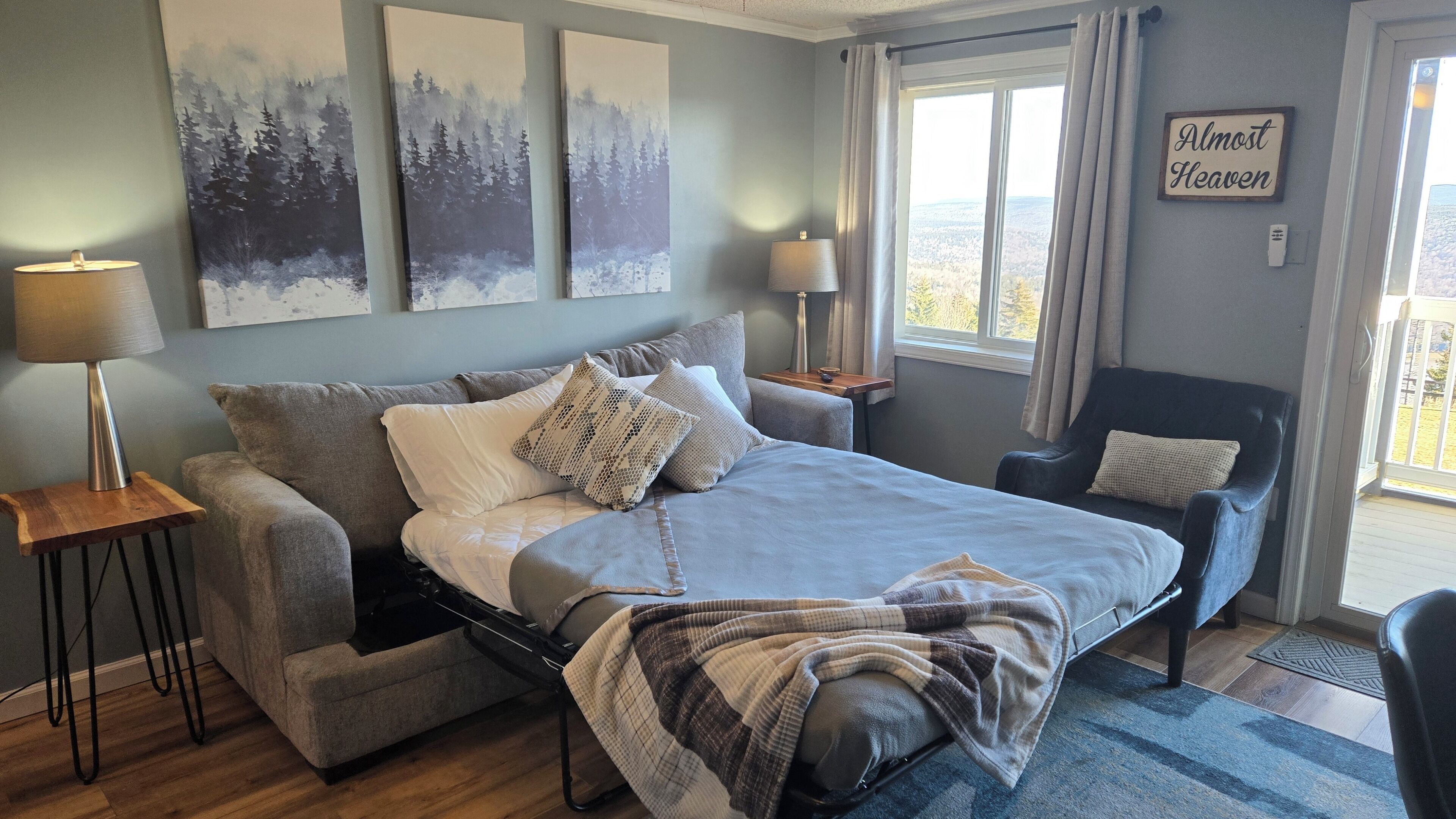 1 bedroom, iron/ironing board, travel crib, free WiFi