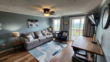 TV connectée, lecteur de DVD, table de tennis de table