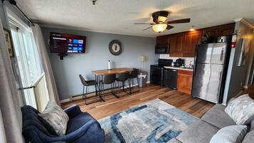 Smart TV, DVD player, ping pong