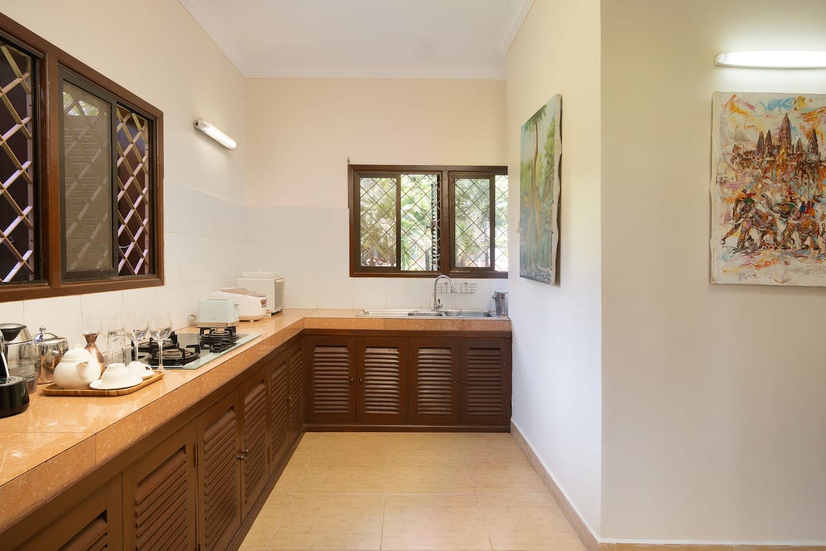 private four-bedroom home - daily afternoon tea + personal chef | private kitchen | full-sized fridge, coffee/tea maker, electric kettle