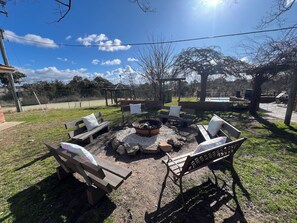 Terrace/patio - Heated Pool and Tennis Court for large groups (OConnell)