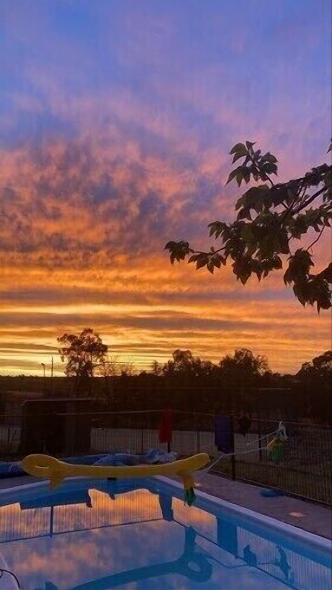 Piscine extérieure, piscine chauffée