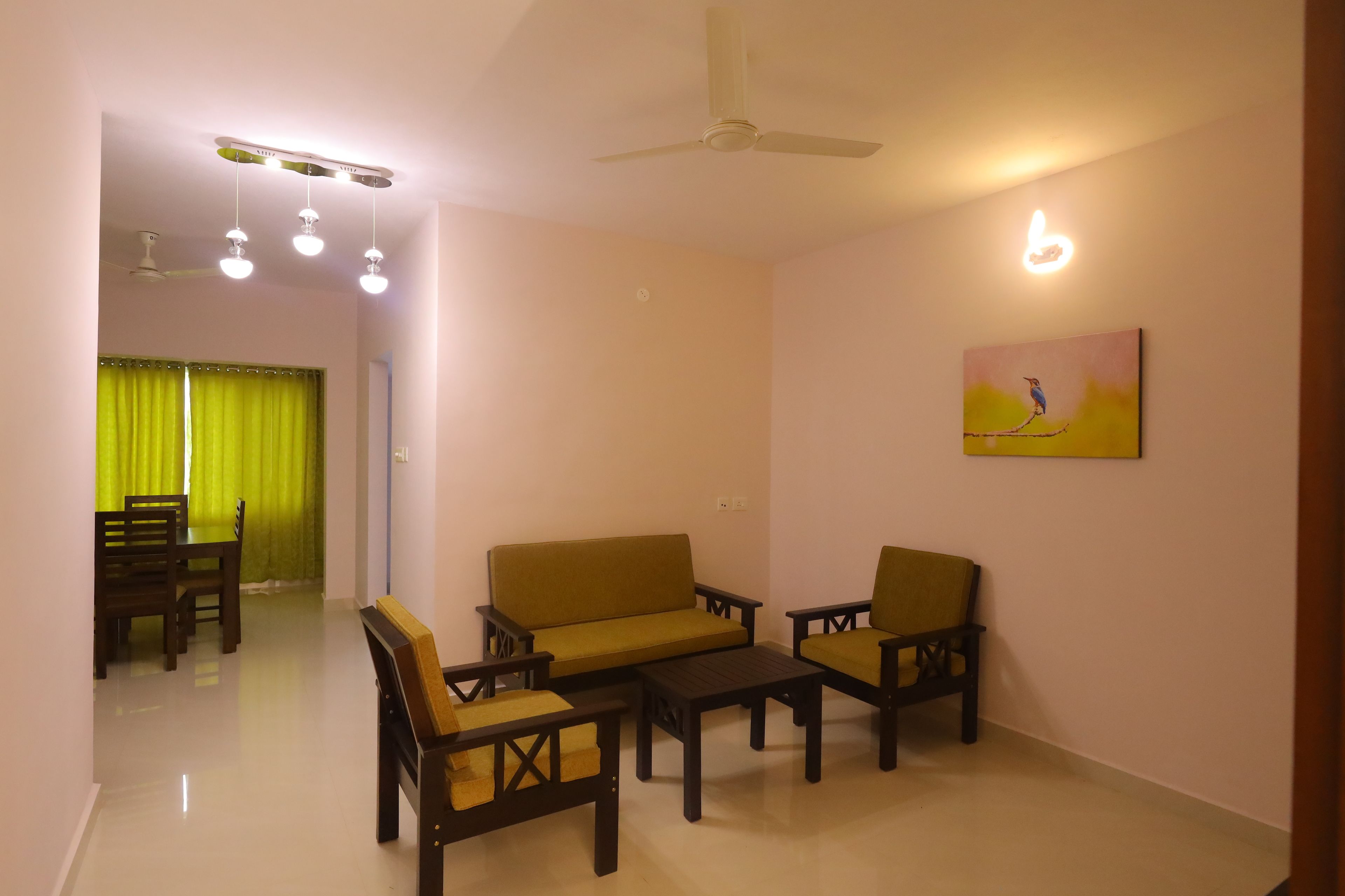 elite room | living area | 32-inch led tv with satellite channels, tv