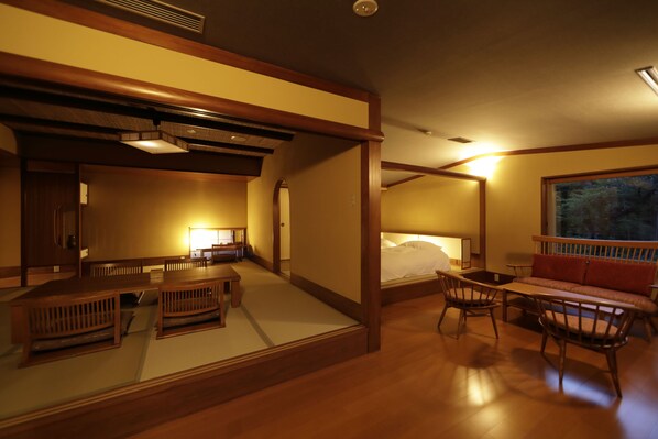 Tennoza with Open-air Bath and Private Bathroom | Living room