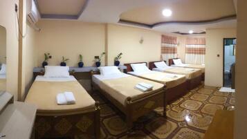 Superior Family Room | Hypo-allergenic bedding, free minibar items, laptop workspace