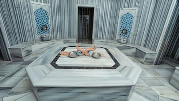 Espace de soins pour les couples, sauna, hammam, massages suédois